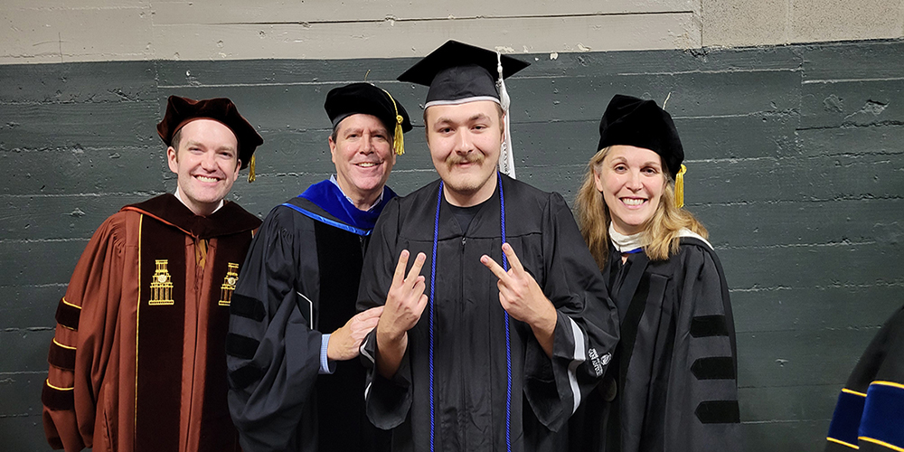 Christian Fox at Graduation