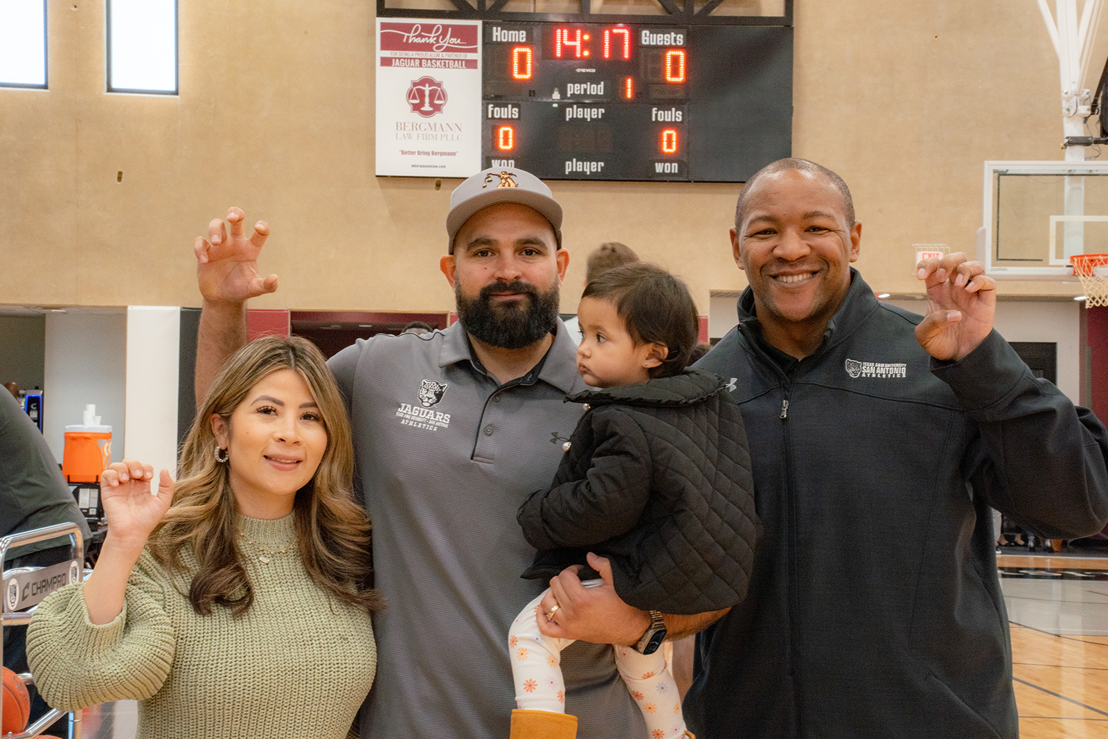 Ryan Bergmann with Family