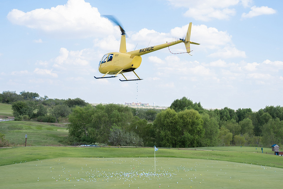 Helicopter Ball Drop