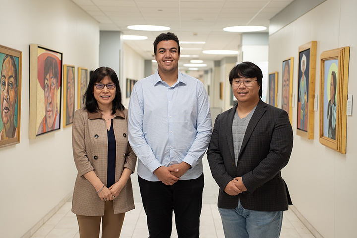 Trio of STEM Students
