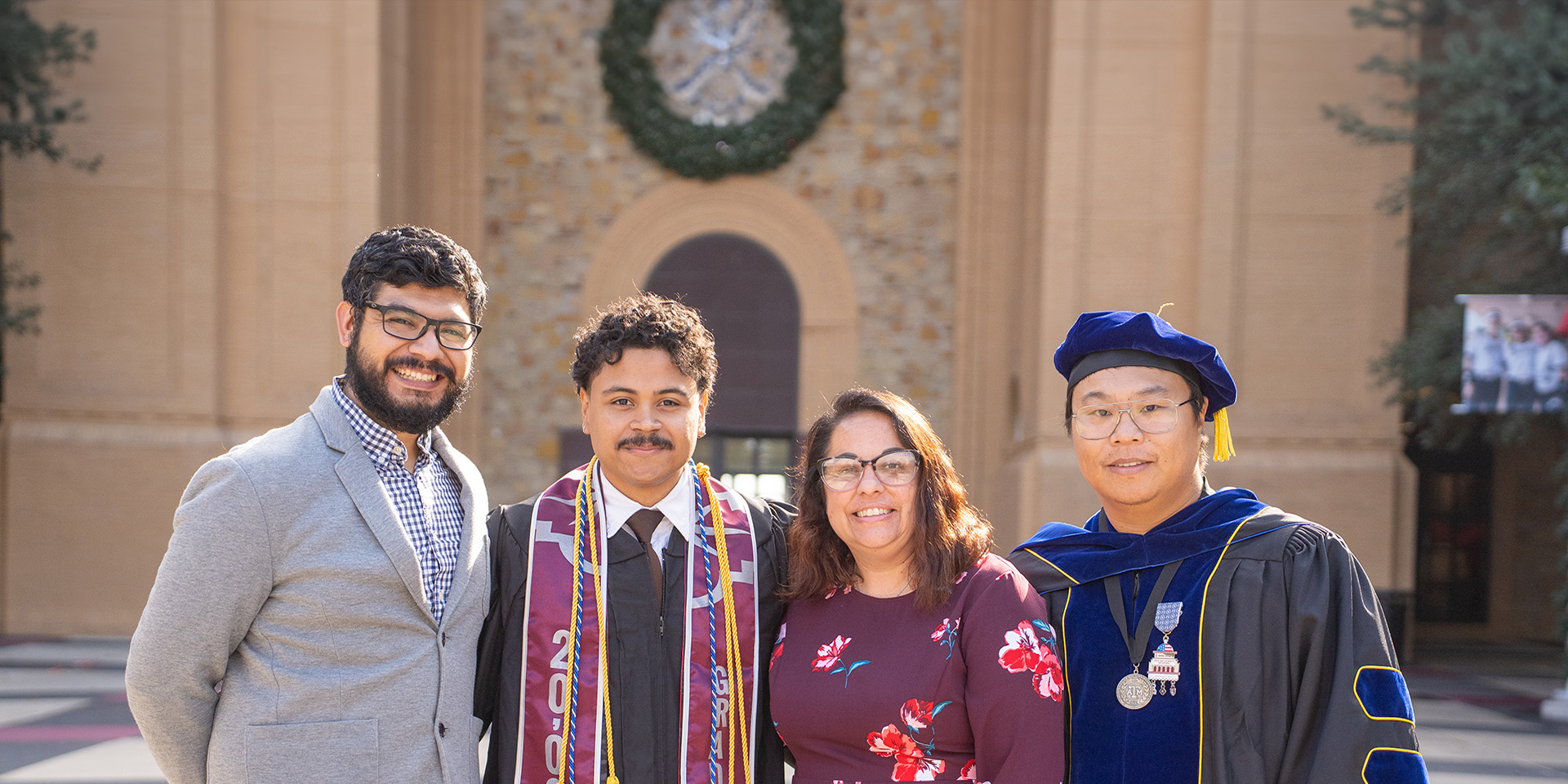 Cristian Moran with Family