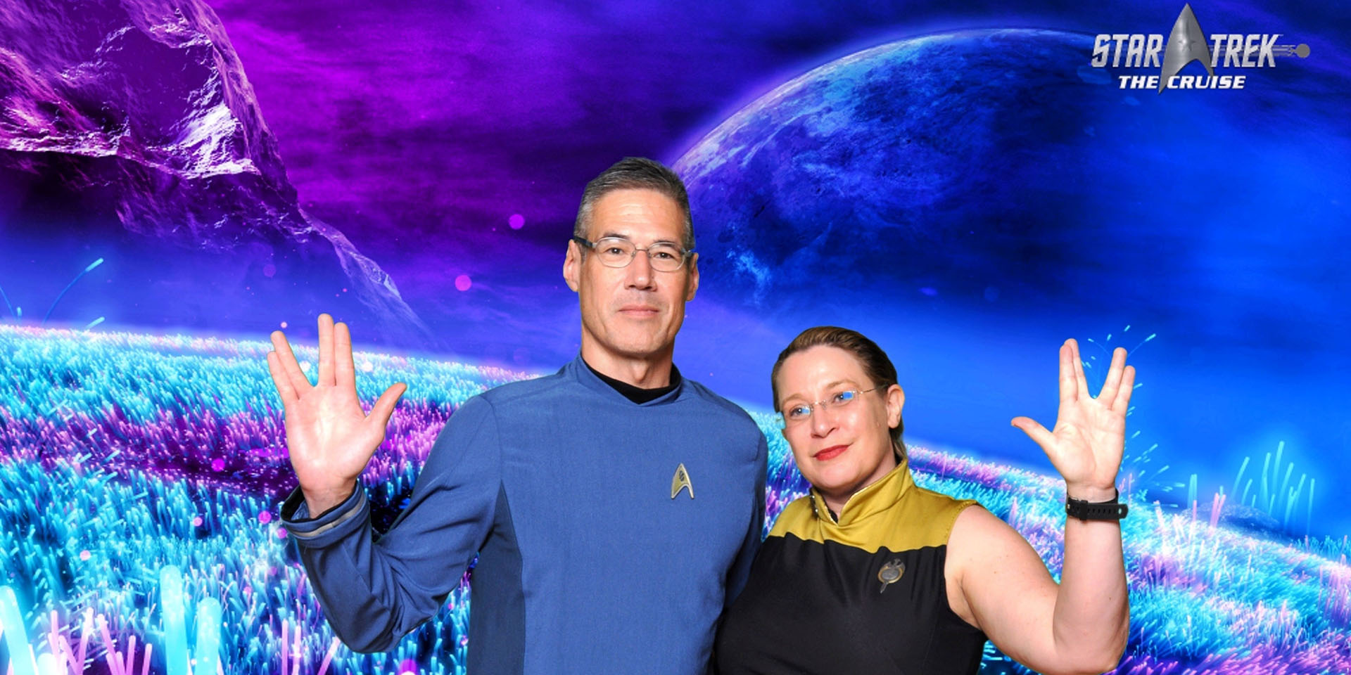 Amy Lewis on Star Trek cruise