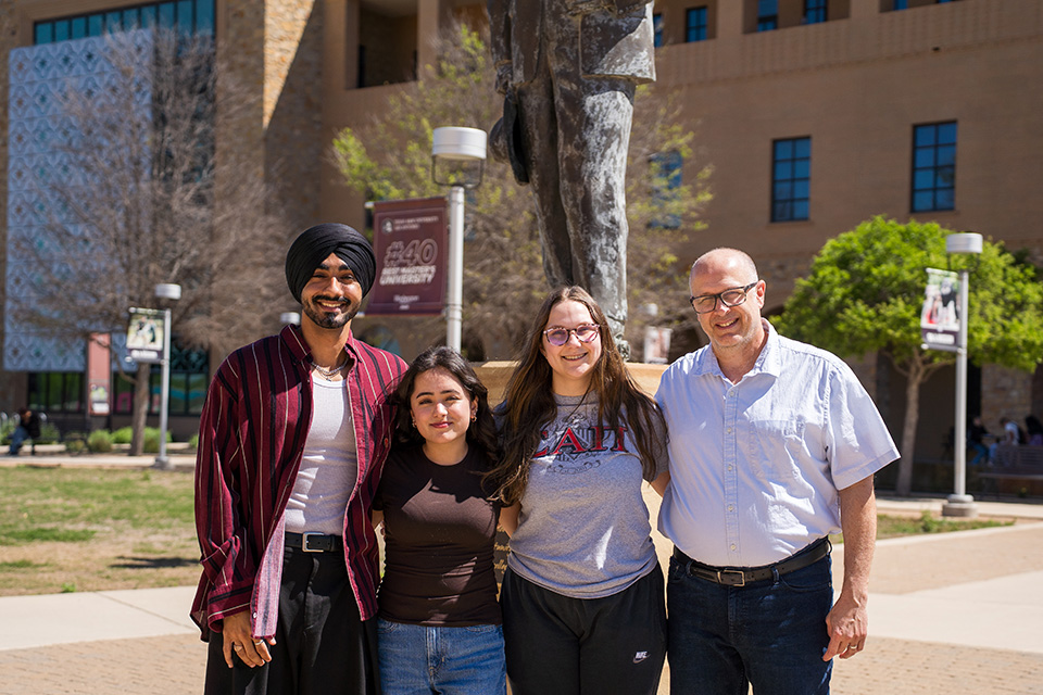 Winning Students with Professor Bush