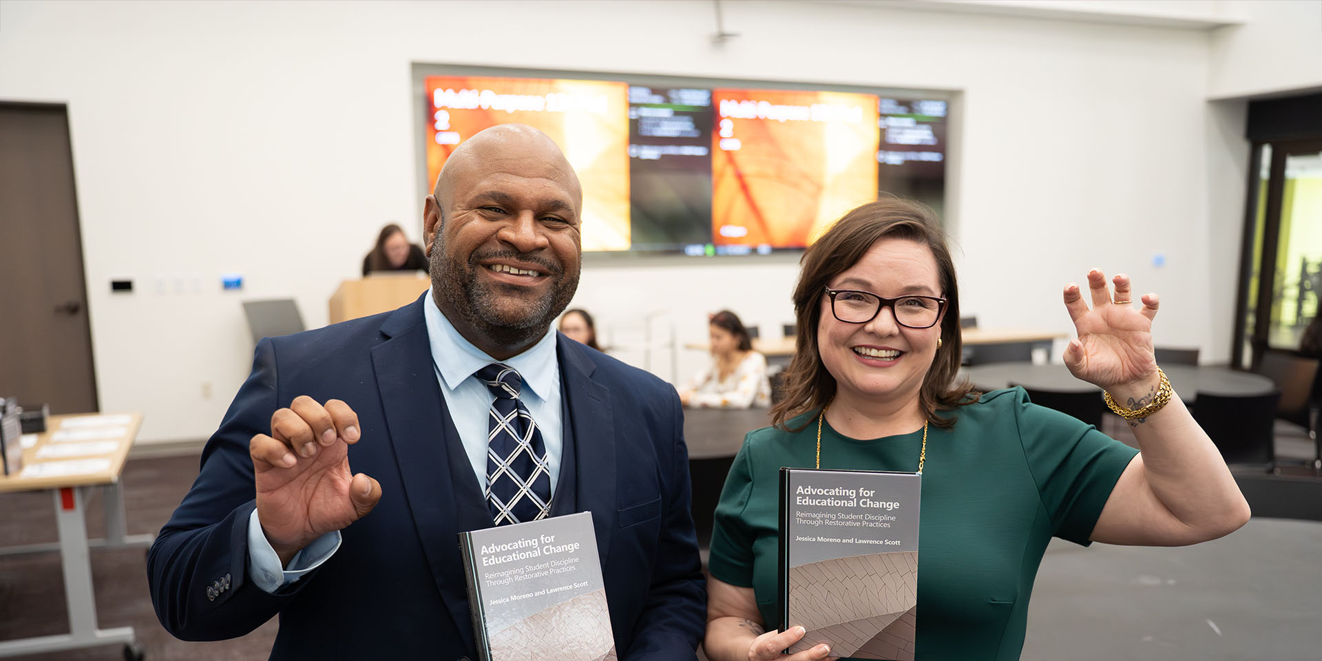 Dr. Lawrence Scott with Book