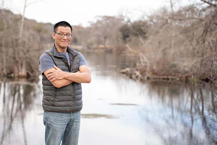 Dr. Walter Den Near Lake